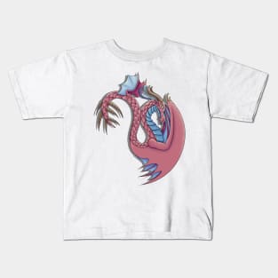 Cotton Candy Dragon Kids T-Shirt